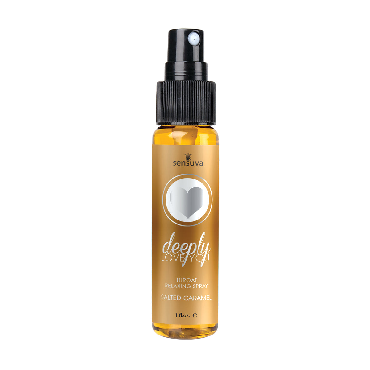Deeply Love You Throat Relaxing Spray - Salted Caramel - 1 Fl. Oz. | 855559009017 | Available at EroticWarehouse.com