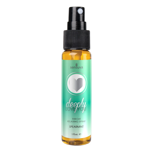 Deeply Love You Throat Relaxing Spray - Spearmint - 1 Fl. Oz. | 855559007471 | Available at EroticWarehouse.com
