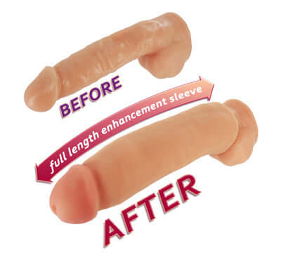 Fat Jack Penis Enlarger Sleeve - Bulk Silver Bag | 848518003706 | Available at EroticWarehouse.com