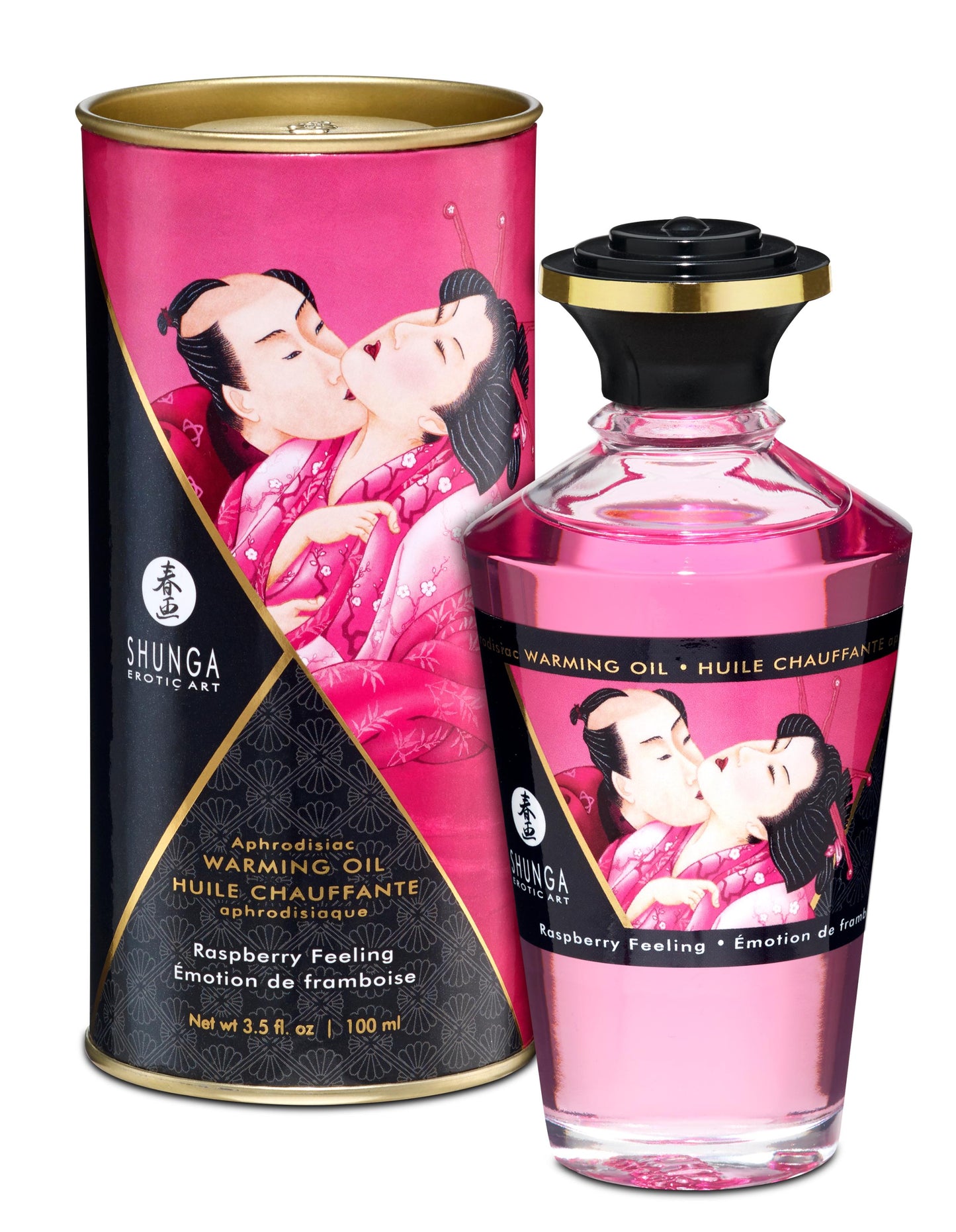 Aphrodisiac Warming Oil - Raspberry Feeling | 697309022019 | Available at EroticWarehouse.com