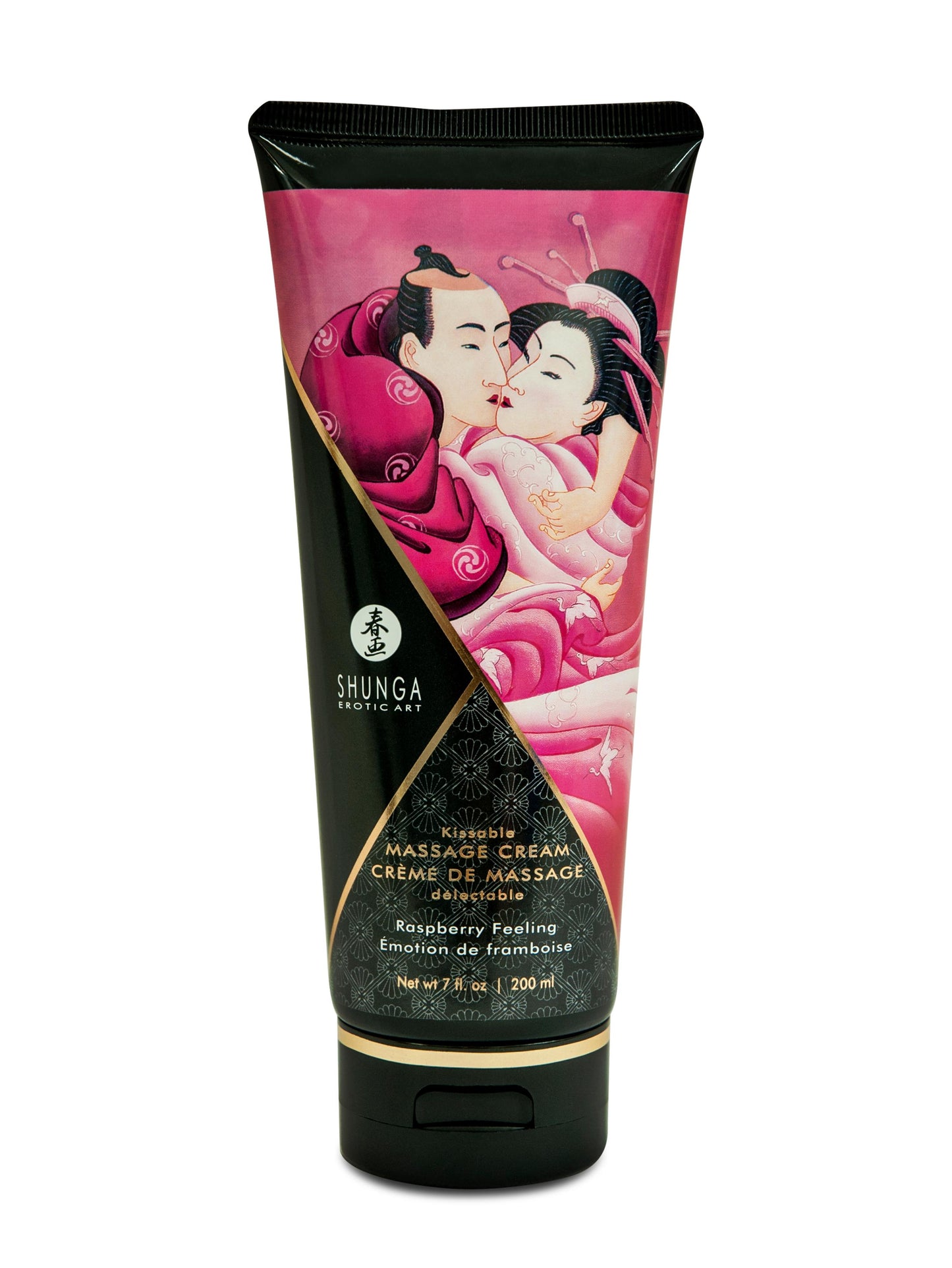 Kissable Massage Cream - Raspberry Feeling - 7 Fl. Oz. / 200 ml | 697309041010 | Available at EroticWarehouse.com