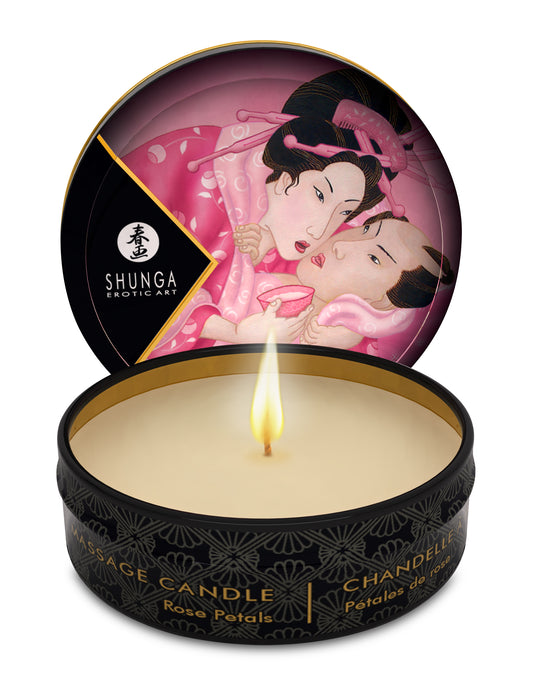 Mini Massage Candle - Aphrodisia - Roses Petals - 1 Fl. Oz. | 697309046008 | Available at EroticWarehouse.com
