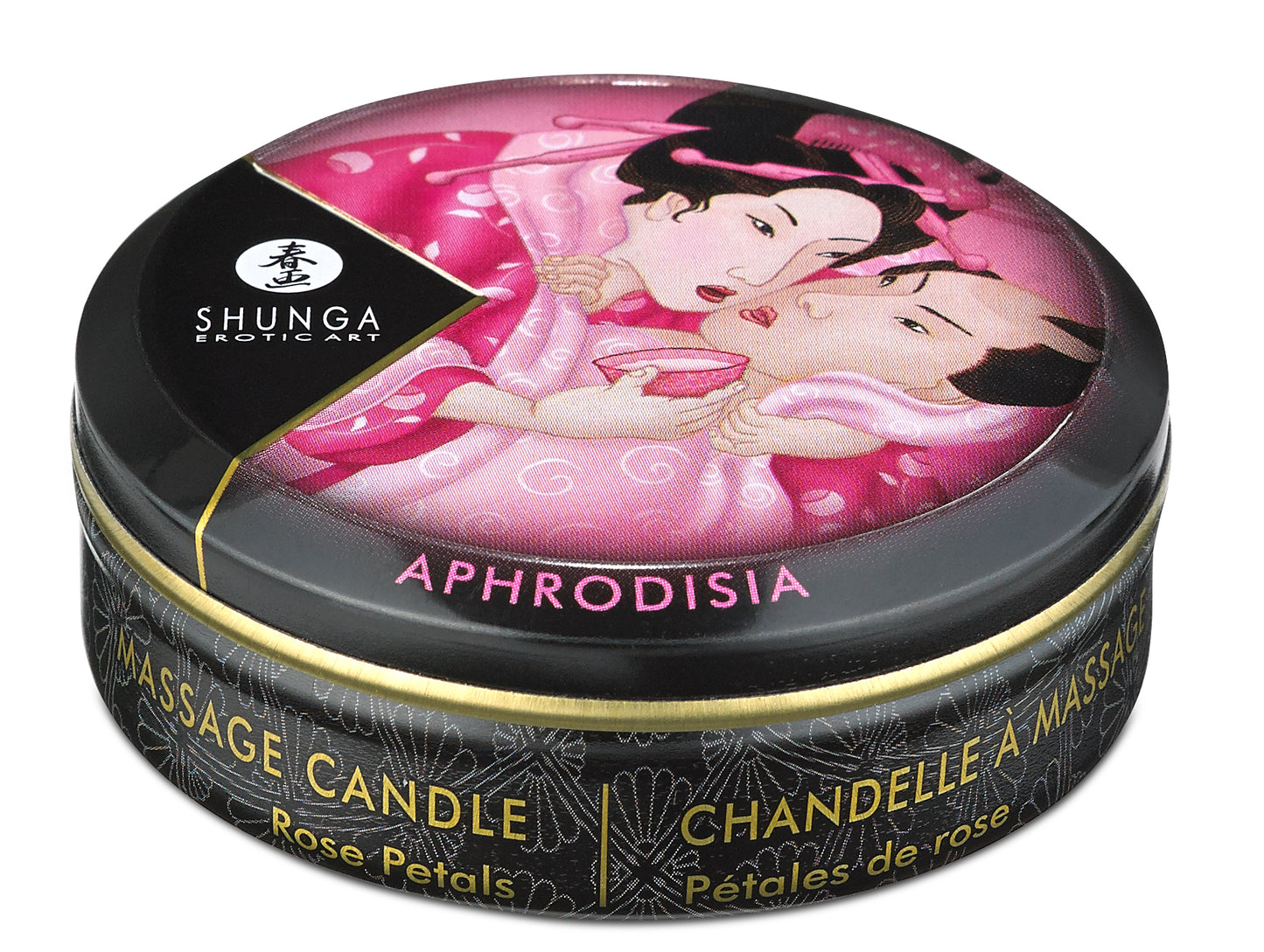Mini Massage Candle - Aphrodisia - Roses Petals - 1 Fl. Oz. | 697309046008 | Available at EroticWarehouse.com