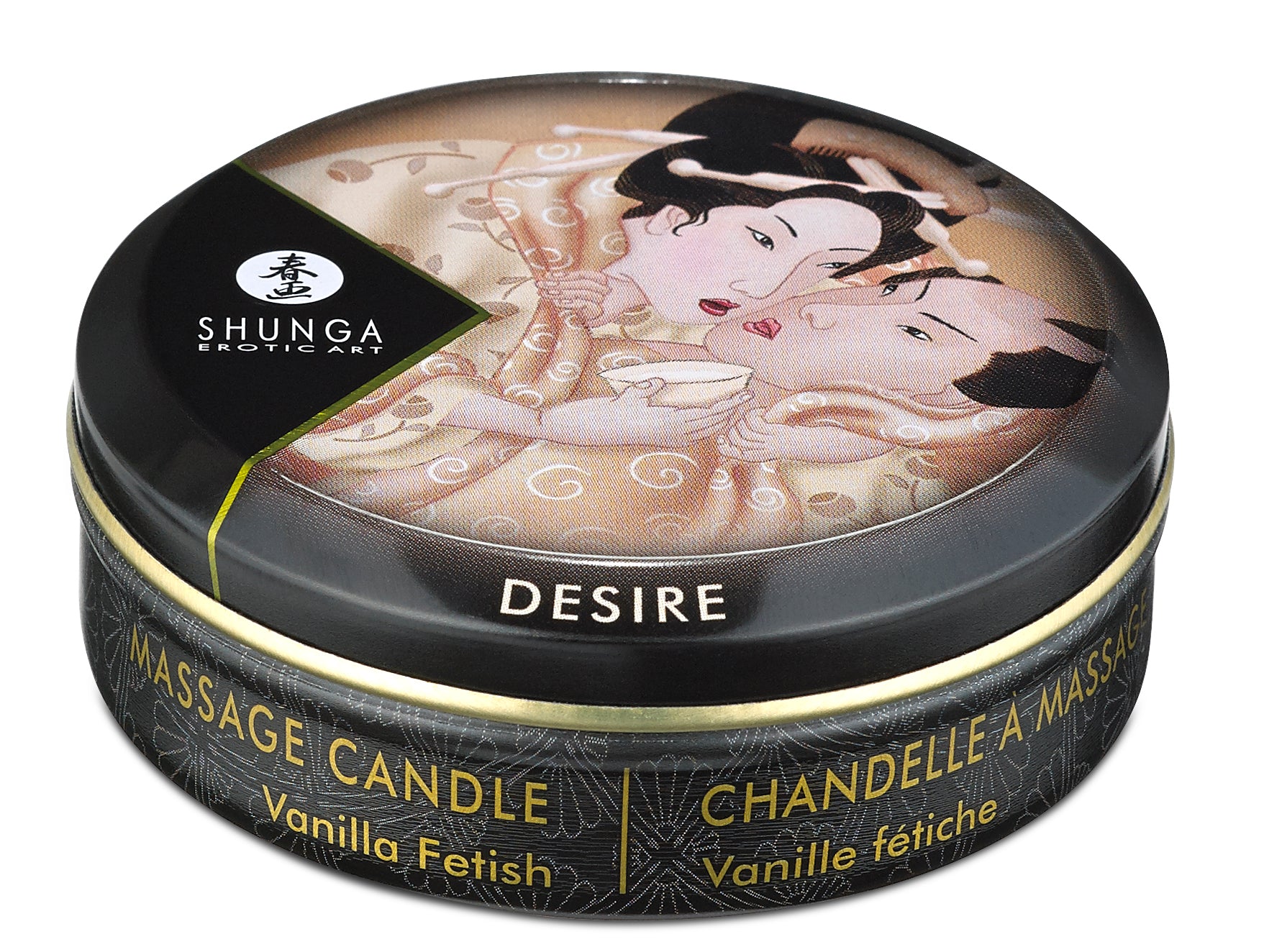 Mini Massage Candle - Desire - Vanilla Fetish - 1 Fl. Oz. | 697309046015 | Available at EroticWarehouse.com