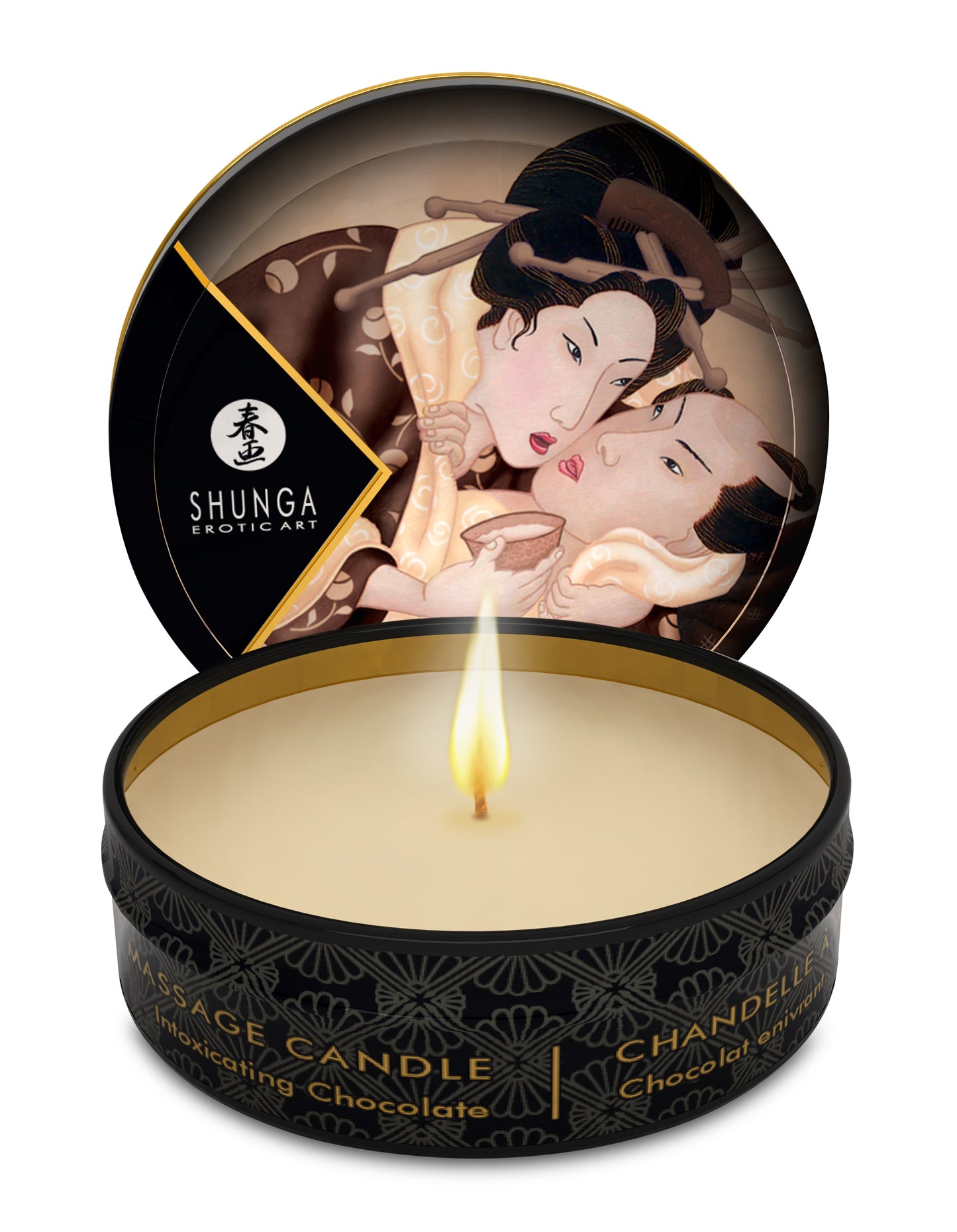 Mini Massage Candle - Excitation - Intoxicating Chocolate - 1 Fl. Oz. | 697309046091 | Available at EroticWarehouse.com