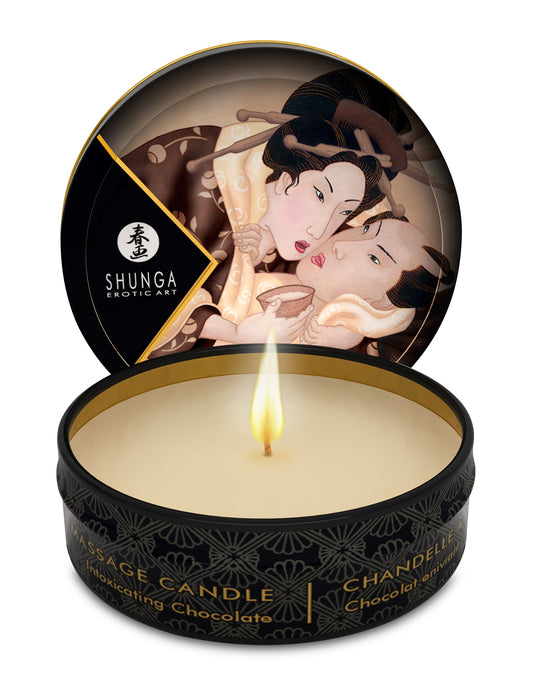 Mini Massage Candle - Excitation - Intoxicating Chocolate - 1 Fl. Oz. | 697309046091 | Available at EroticWarehouse.com