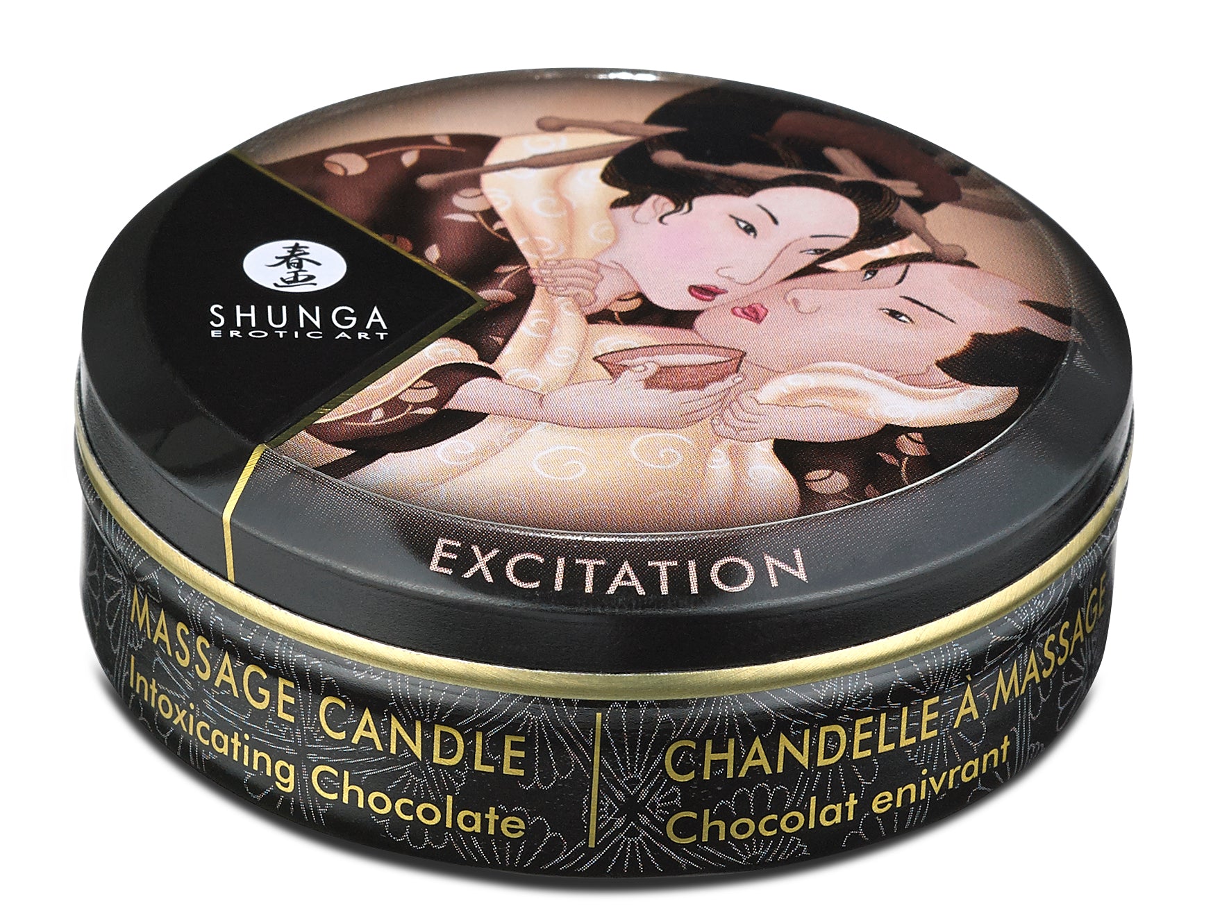 Mini Massage Candle - Excitation - Intoxicating Chocolate - 1 Fl. Oz. | 697309046091 | Available at EroticWarehouse.com