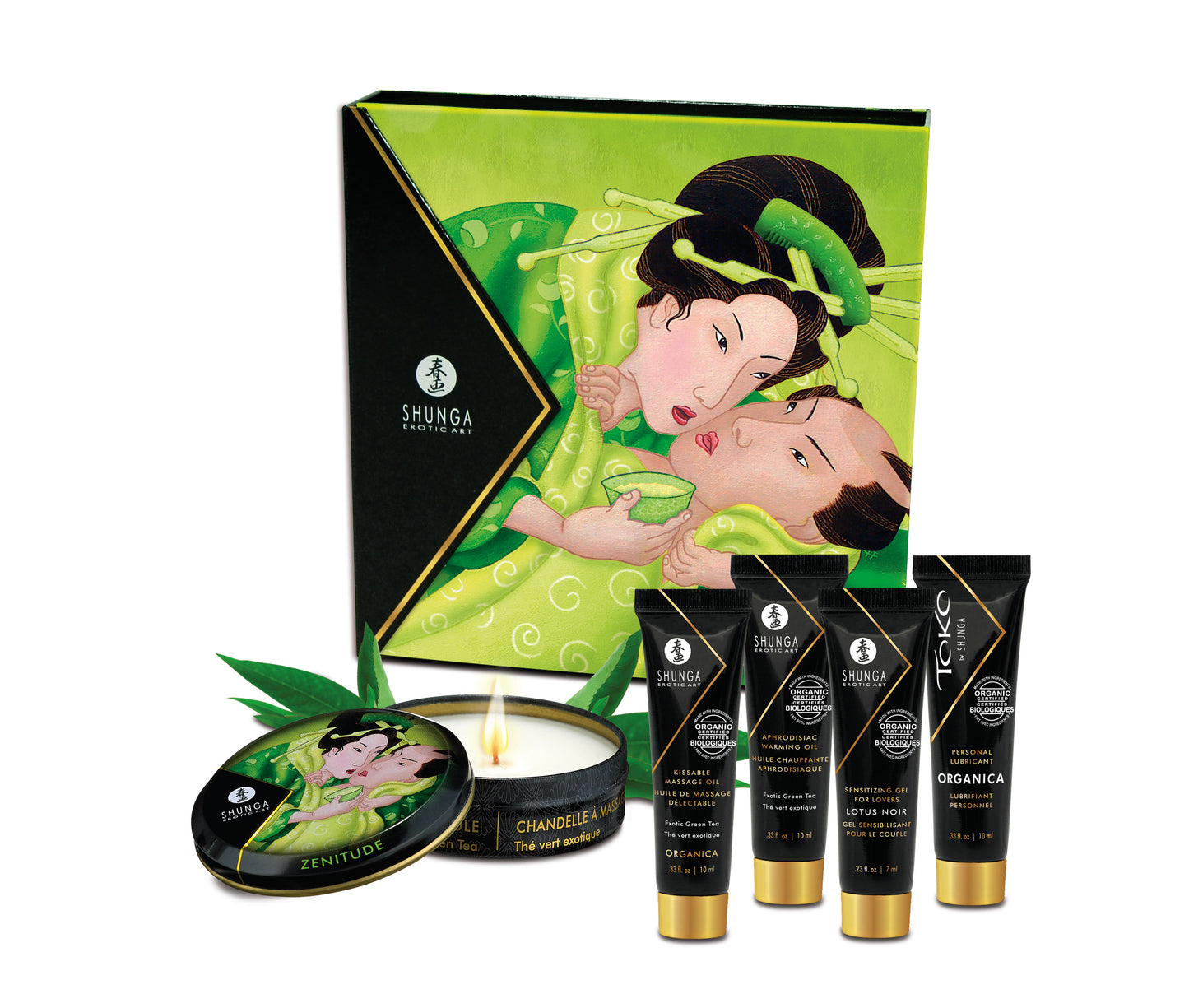 Geisha's Secrets Gift Set - Organica - Exotic Green Tea | 697309082112 | Available at EroticWarehouse.com