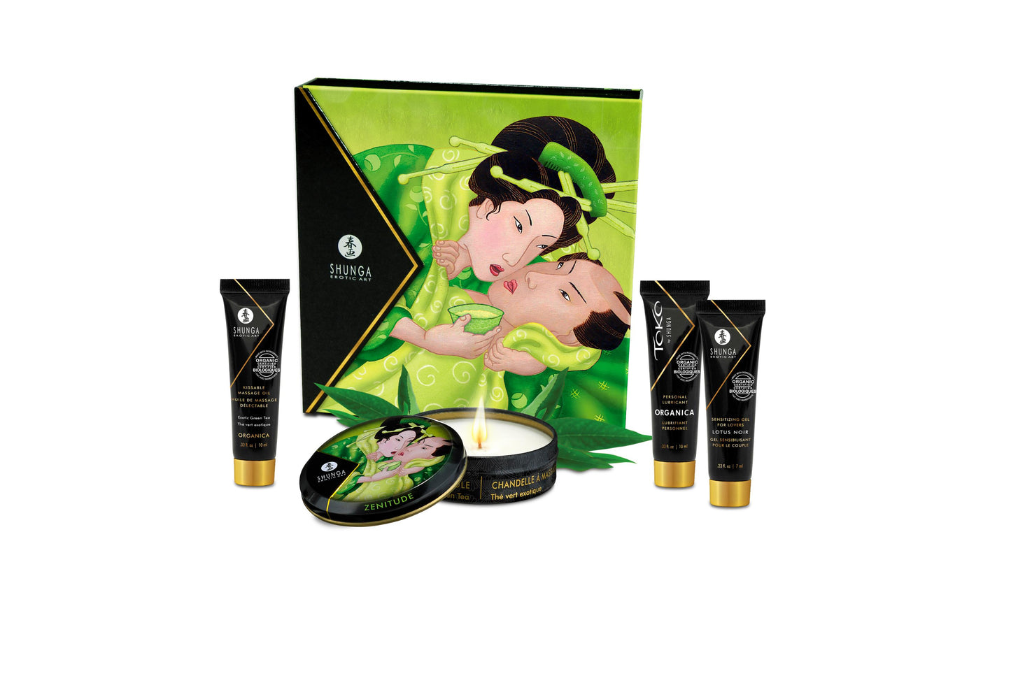 Geisha's Secrets Gift Set - Organica - Exotic Green Tea | 697309082112 | Available at EroticWarehouse.com