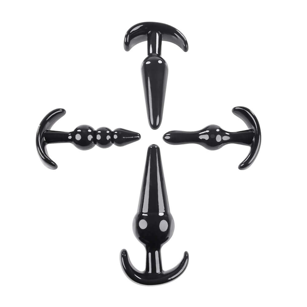 Intro to Plugs - Black | 844477023526 | Available at EroticWarehouse.com