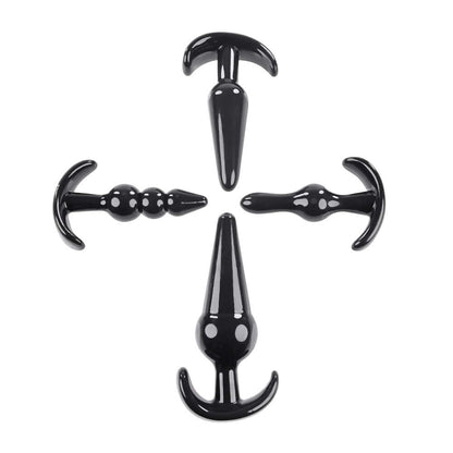 Intro to Plugs - Black | 844477023526 | Available at EroticWarehouse.com