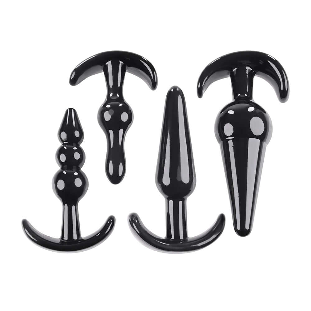Intro to Plugs - Black | 844477023526 | Available at EroticWarehouse.com