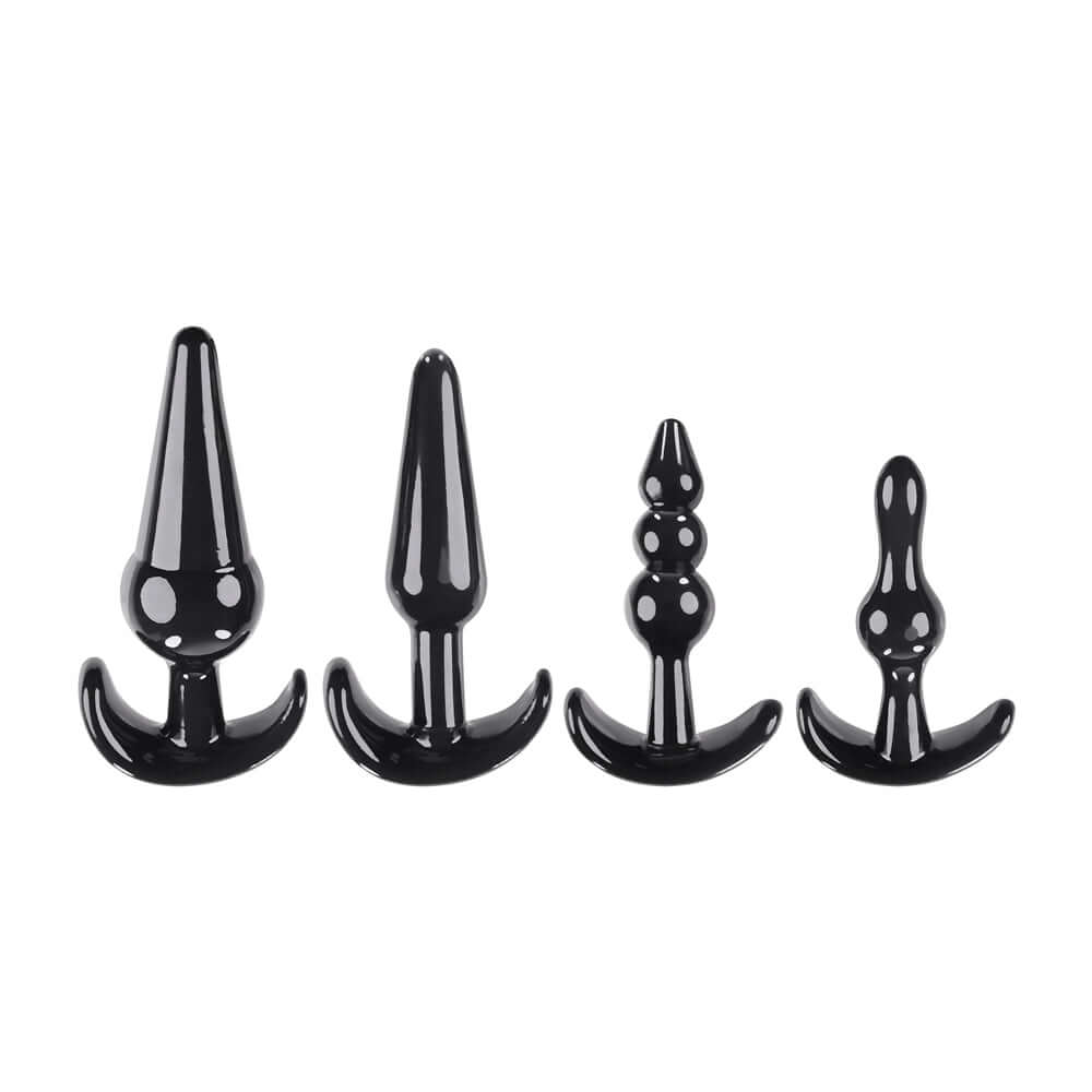 Intro to Plugs - Black | 844477023526 | Available at EroticWarehouse.com