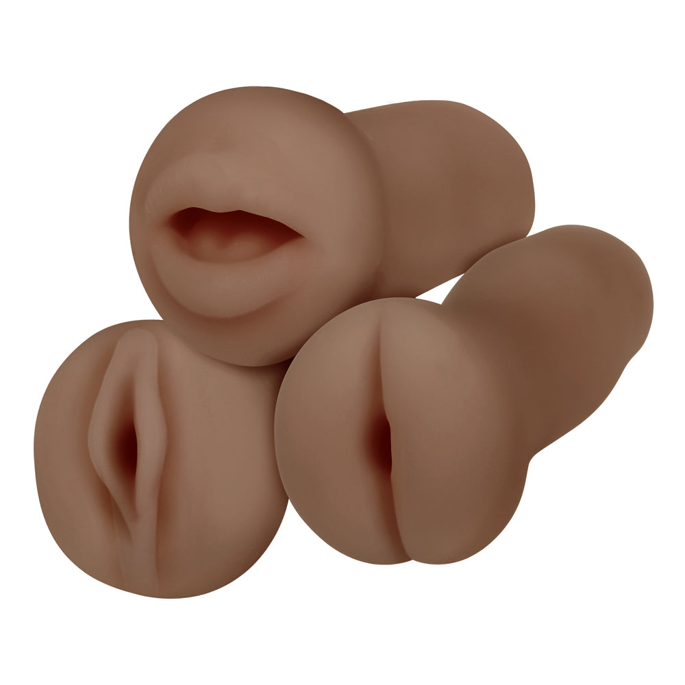 Selopa Party Pack Pussy, Ass, Mouth 3 Pack Strokers | 844477023496 | Available at EroticWarehouse.com