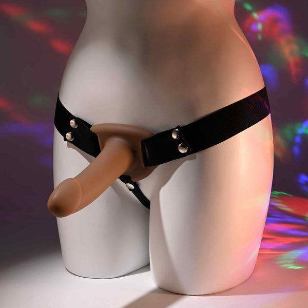 Our First Hollow Strap on - Dark | 844477026329 | Available at EroticWarehouse.com