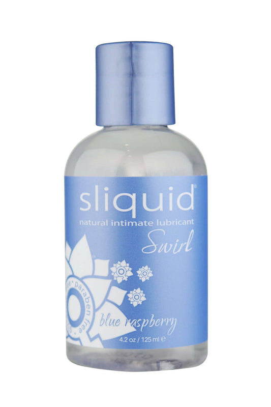Naturals Swirl - Blue Raspberry - 4.2 Fl. Oz. (124 ml) | 894147000104 | Available at EroticWarehouse.com