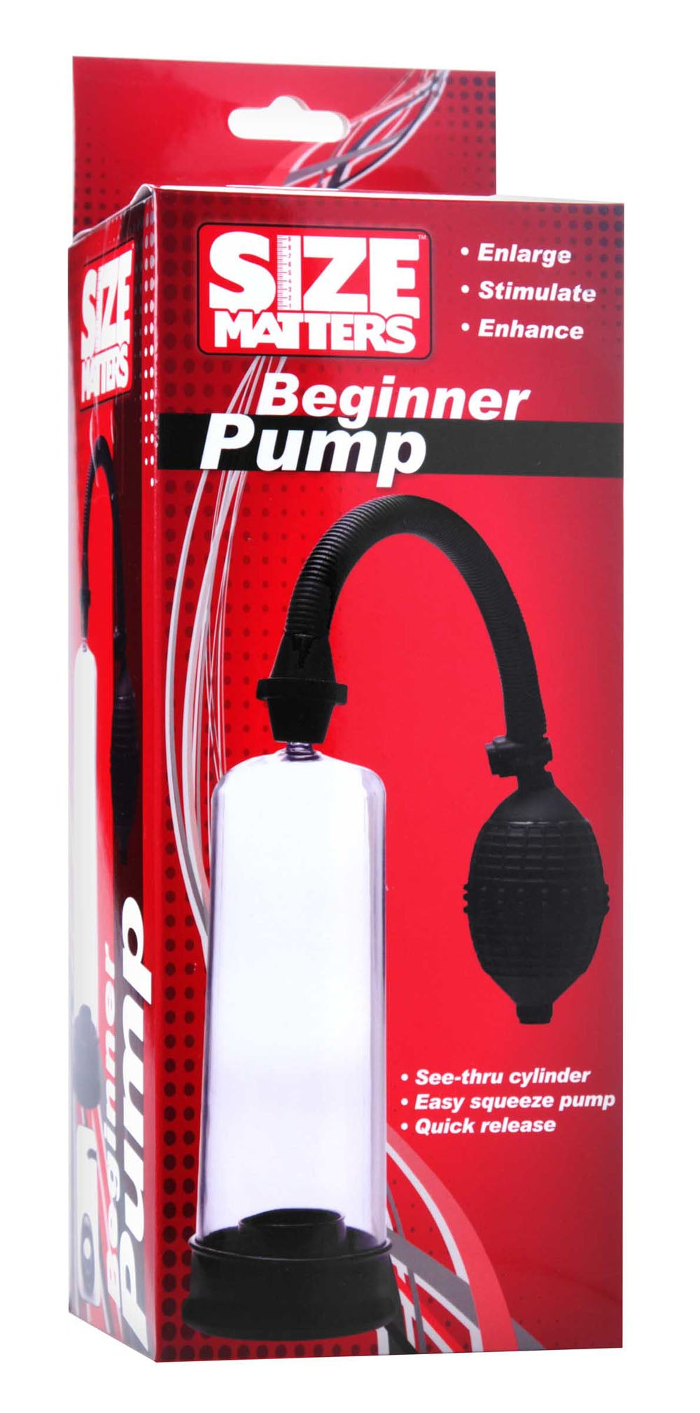 Size Matters Beginner Pump - Packaged | 848518009845 | Available at EroticWarehouse.com