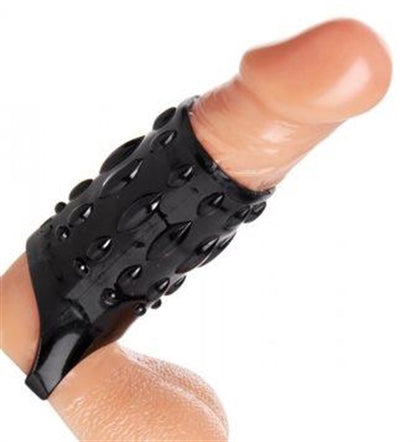 Sheath Sensations Enhancer Sex Sleeve - Black | 848518017956 | Available at EroticWarehouse.com