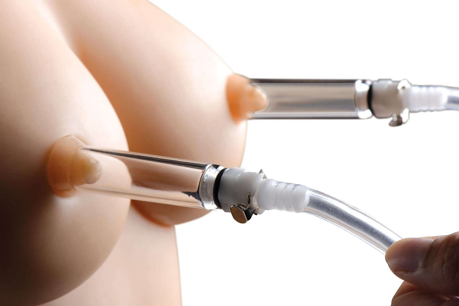 Nipple Pumping System With Detachable Cylinders | 848518020307 | Available at EroticWarehouse.com