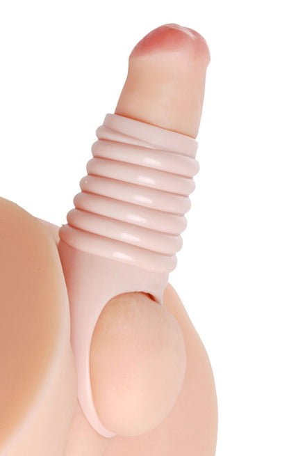 Really Ample Ribbed Penis Enhancer Sheath | 848518020475 | Available at EroticWarehouse.com