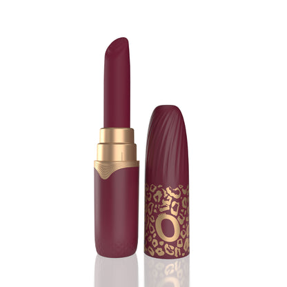 My Secret Premium Rechargeable Vibrating Lipstick Merlot | 817483017414 | Available at EroticWarehouse.com