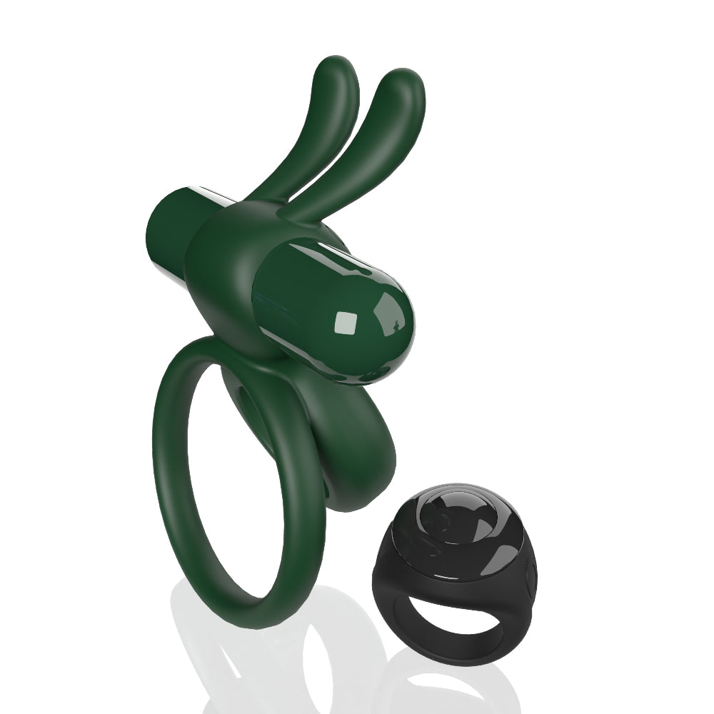 Screaming O Remote Controlled Ohare Vibrating Ring - Green | 817483017186 | Available at EroticWarehouse.com