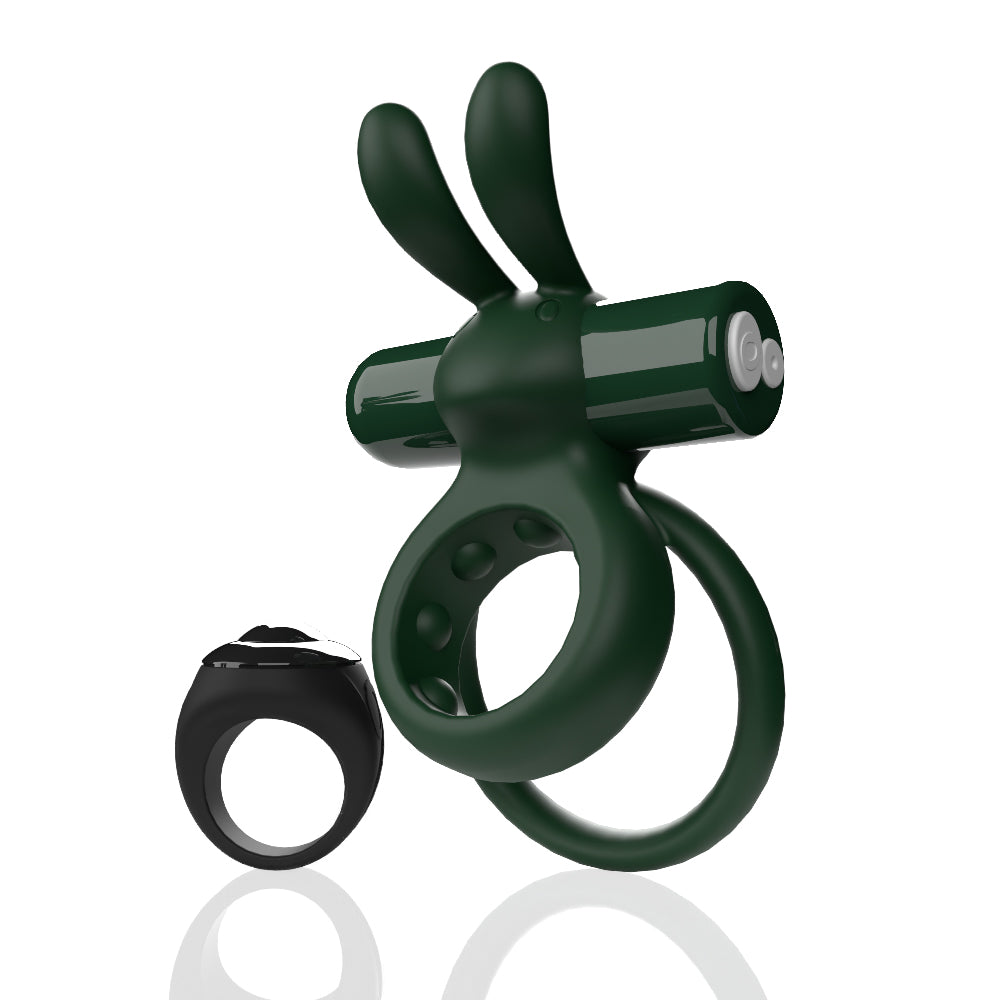 Screaming O Remote Controlled Ohare Vibrating Ring - Green | 817483017186 | Available at EroticWarehouse.com