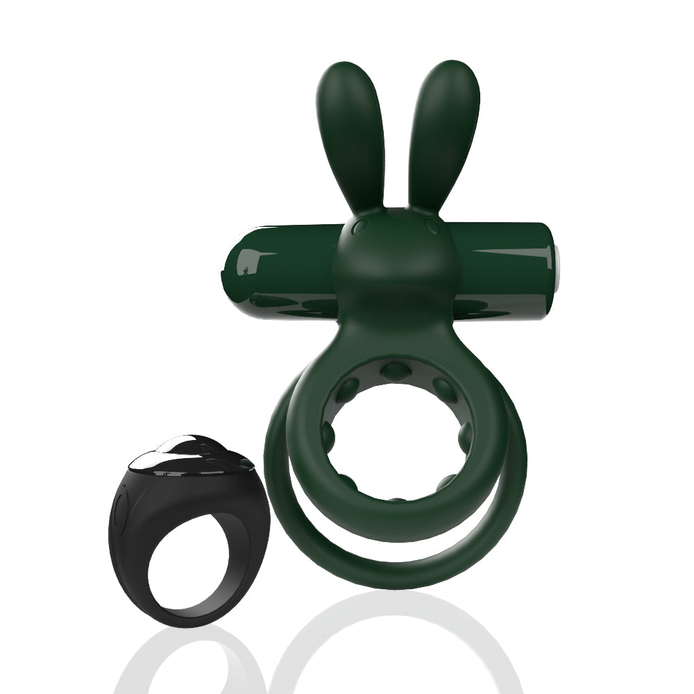 Screaming O Remote Controlled Ohare Vibrating Ring - Green | 817483017186 | Available at EroticWarehouse.com