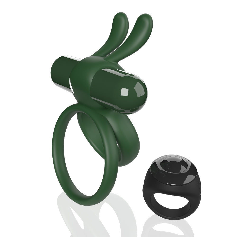 Screaming O Remote Controlled Ohare XL Vibrating Ring - Green | 817483017216 | Available at EroticWarehouse.com