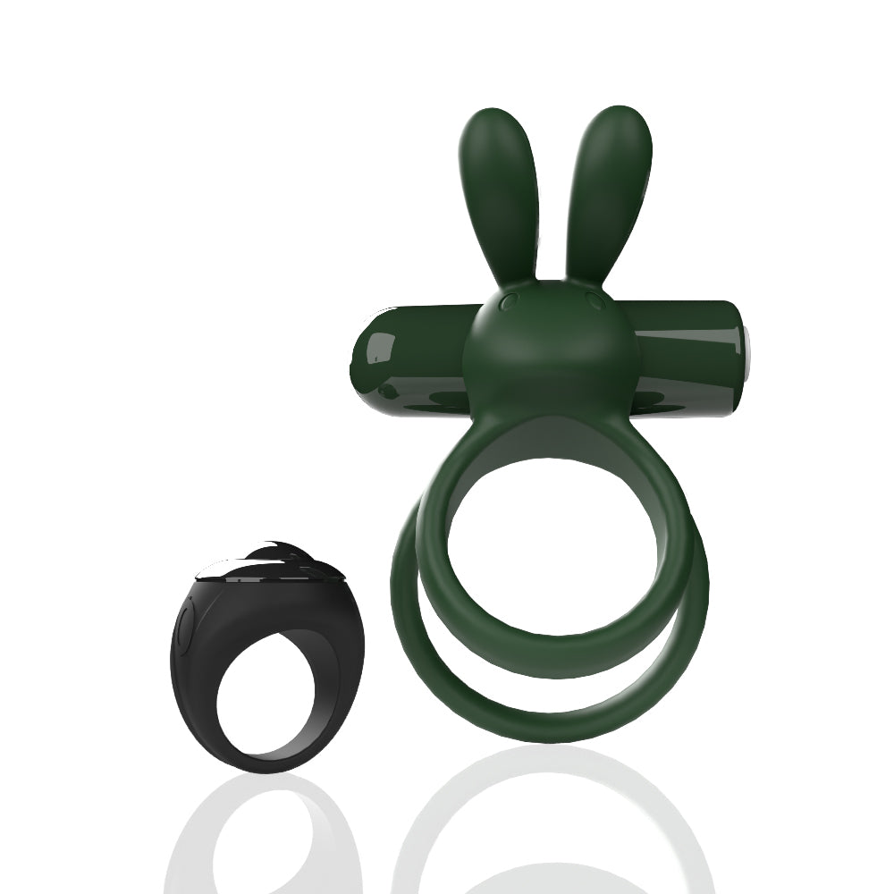 Screaming O Remote Controlled Ohare XL Vibrating Ring - Green | 817483017216 | Available at EroticWarehouse.com