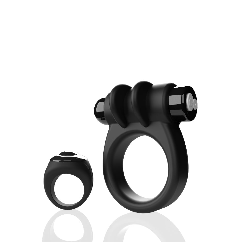 Screaming O Remote Controlled Switch Vibrating Ring - Black | 10817483017220 | Available at EroticWarehouse.com