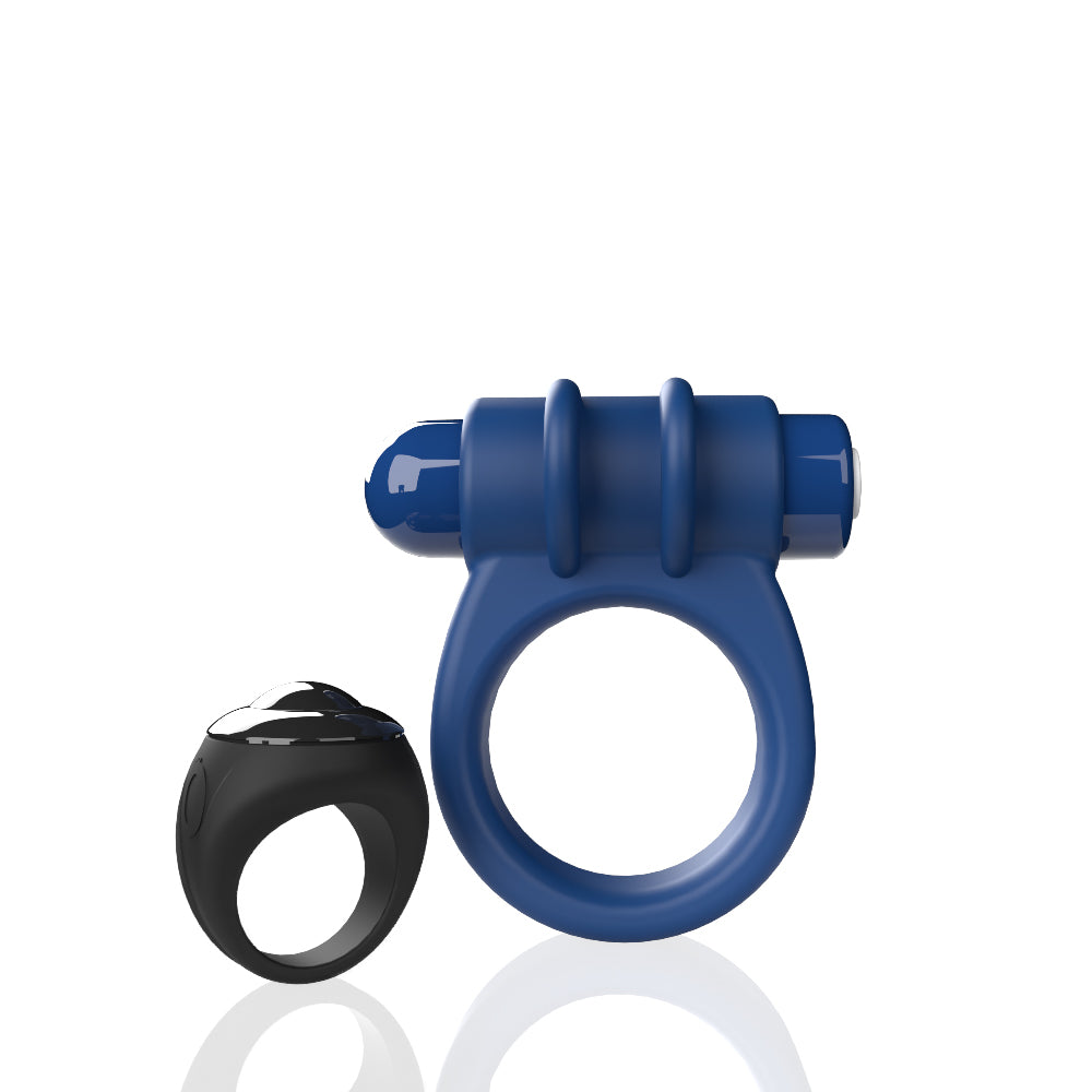Screaming O Remote Controlled Switch Vibrating Ring - Blue | 817483017230 | Available at EroticWarehouse.com