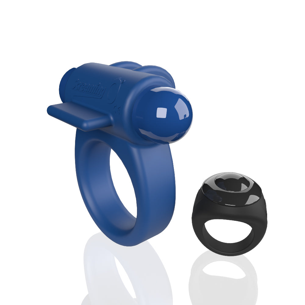 Screaming O Remote Controlled Switch Vibrating Ring - Blue | 817483017230 | Available at EroticWarehouse.com