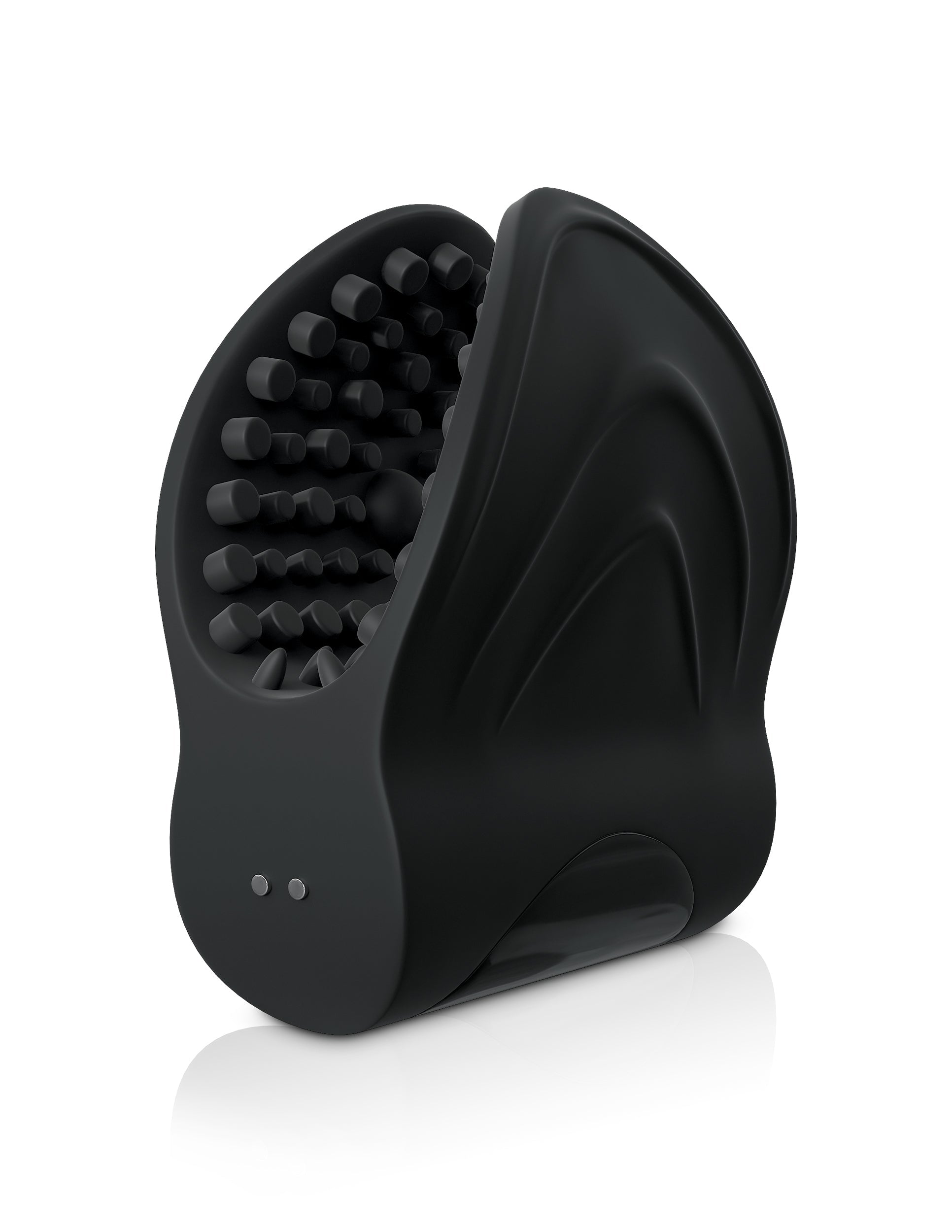Vibrating Silicone Edger Trainer - Black | 603912757262 | Available at EroticWarehouse.com