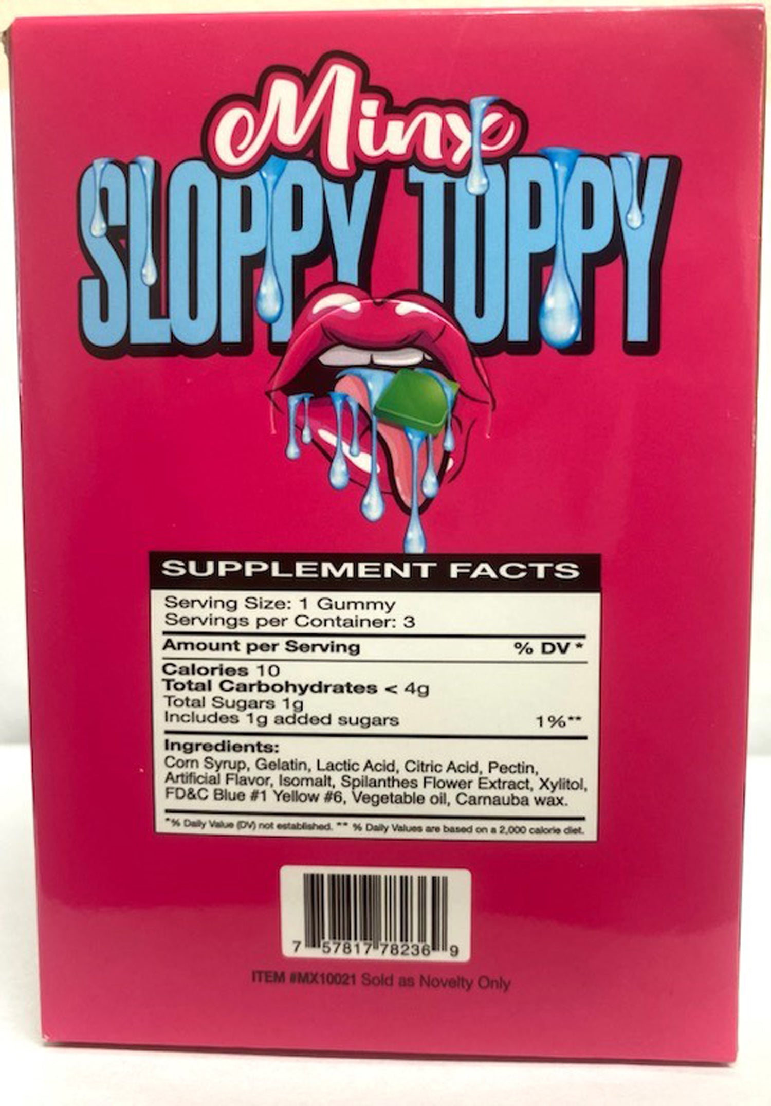 Minx Sloppy Toppy Oral Sex Gummies - 20 Ct Display - Green Apple | 757817782369 | Available at EroticWarehouse.com