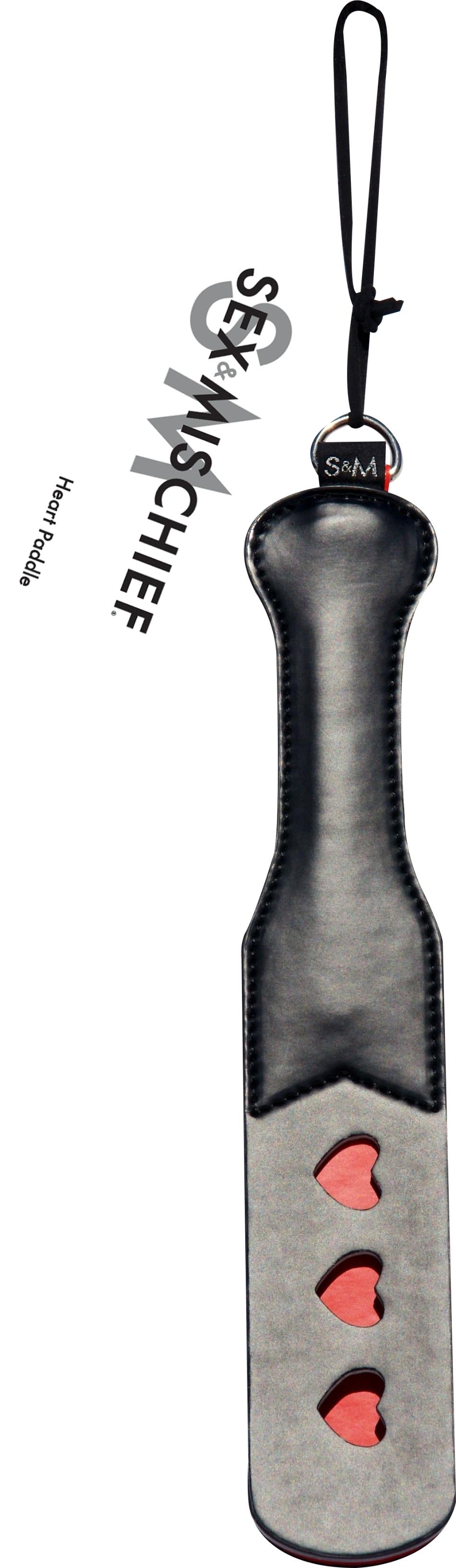 Sex and Mischief Heart Paddle | 646709099312 | Available at EroticWarehouse.com