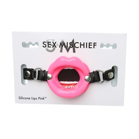 Sex and Mischief Silicone Lips - Pink | 646709099442 | Available at EroticWarehouse.com