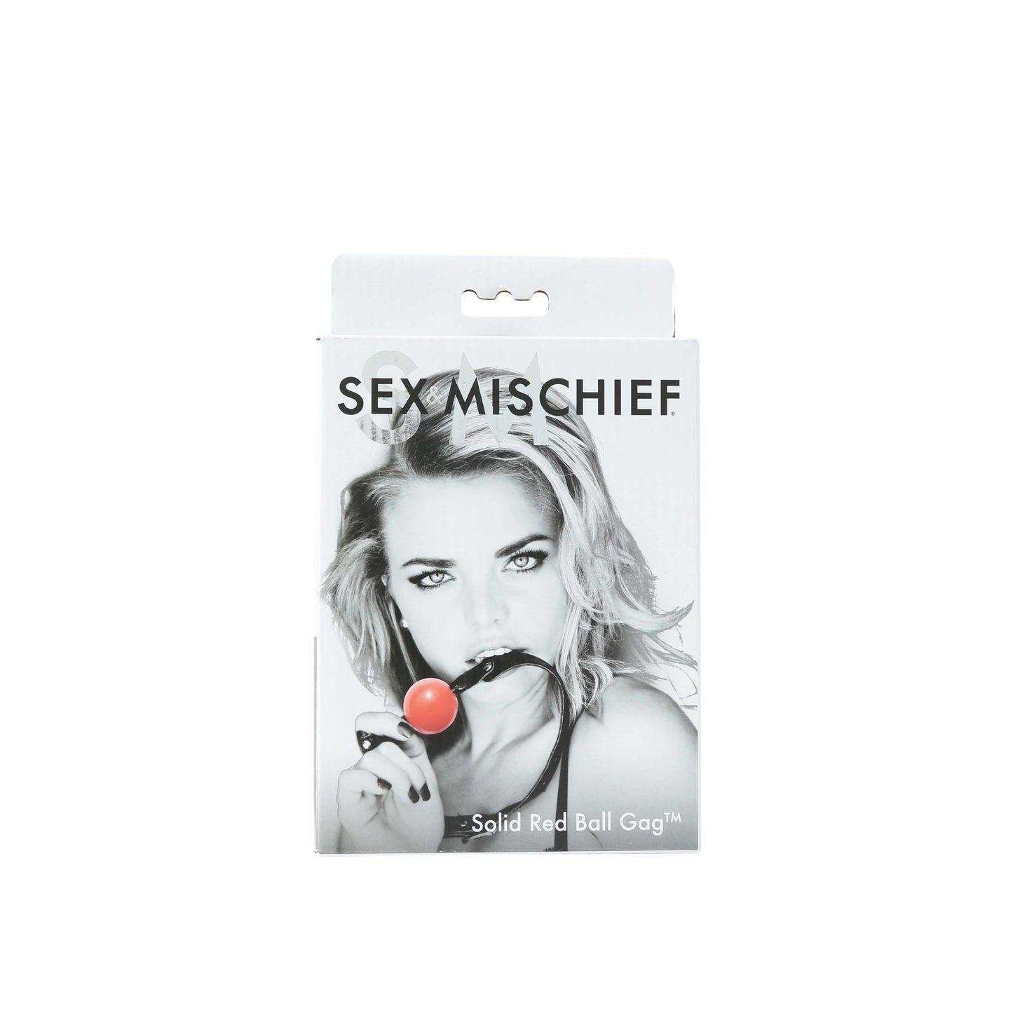 Sex and Mischief Solid Ball Gag - Red | 646709100247 | Available at EroticWarehouse.com