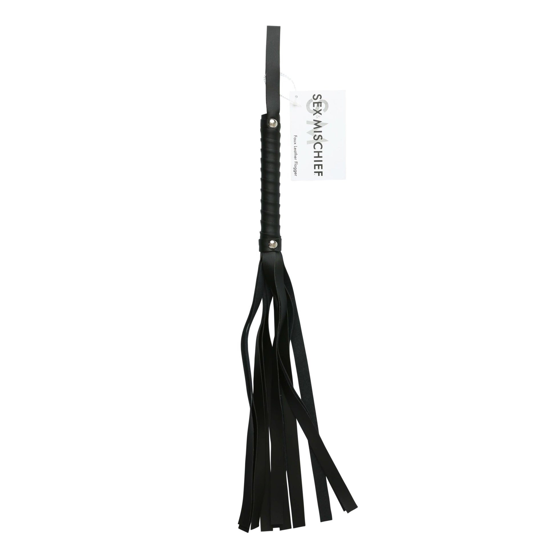 Sex and Mischief Faux Leather Flogger | 646709100407 | Available at EroticWarehouse.com