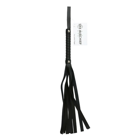 Sex and Mischief Faux Leather Flogger | 646709100407 | Available at EroticWarehouse.com
