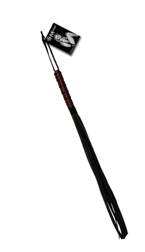 Sex and Mischief Mahogany Flogger | 646709100438 | Available at EroticWarehouse.com