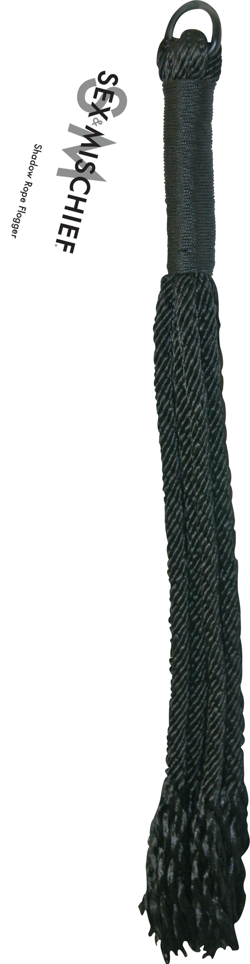 Sex and Mischief Shadow Rope Flogger | 646709100476 | Available at EroticWarehouse.com
