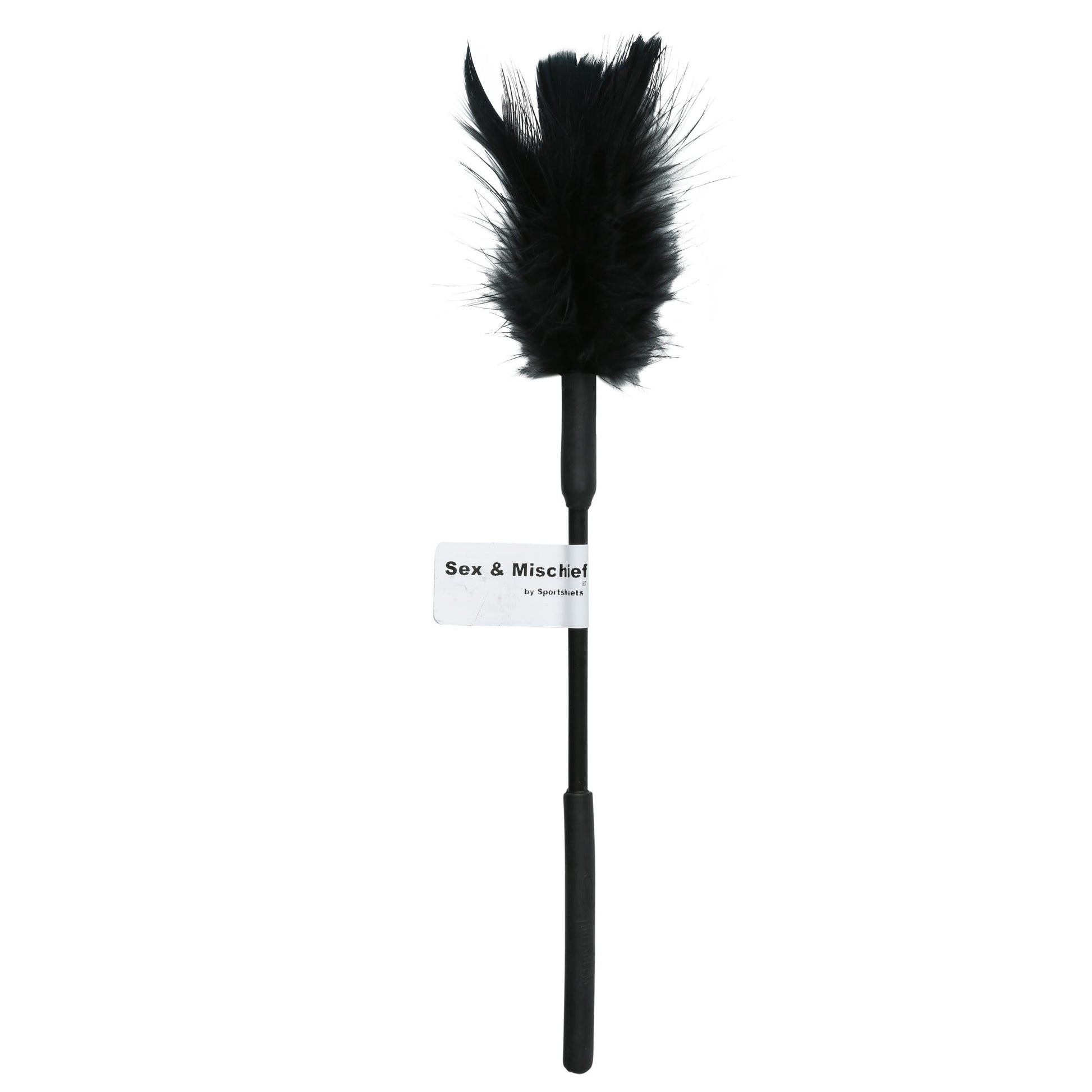 Sex and Mischief Feather Tickler - Black | 646709100704 | Available at EroticWarehouse.com