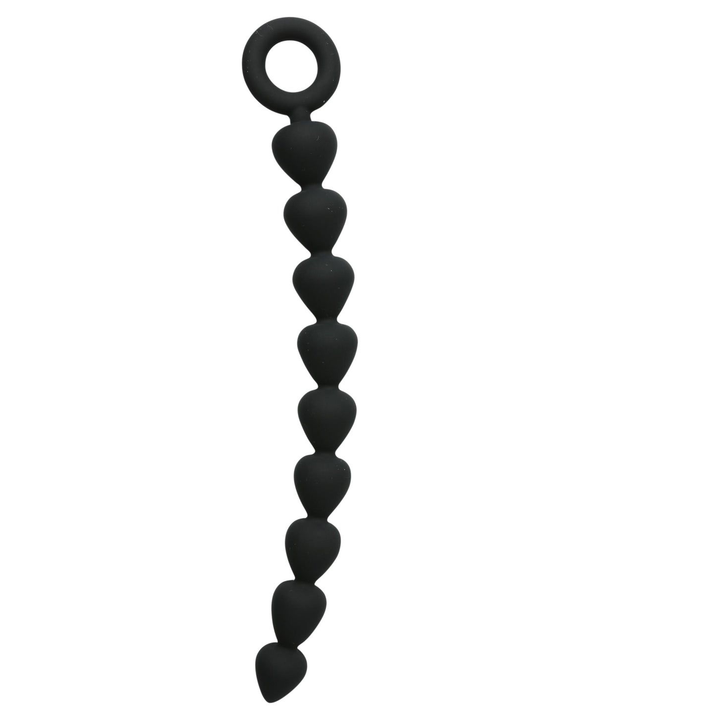 Sex and Mischief Silicone Anal Beads - Black | 646709100742 | Available at EroticWarehouse.com