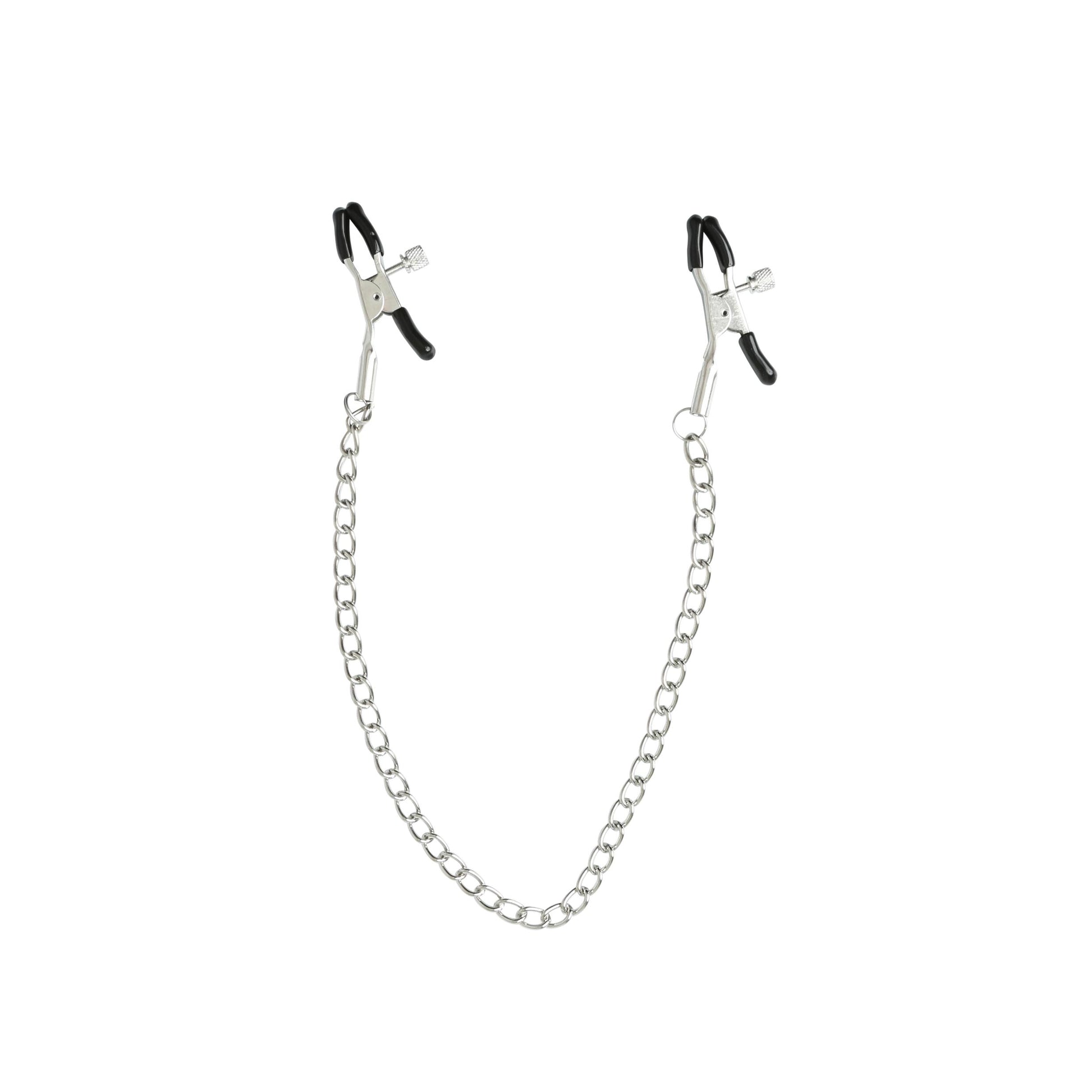 Sex and Mischief Chained Nipple Clamps | 646709100896 | Available at EroticWarehouse.com