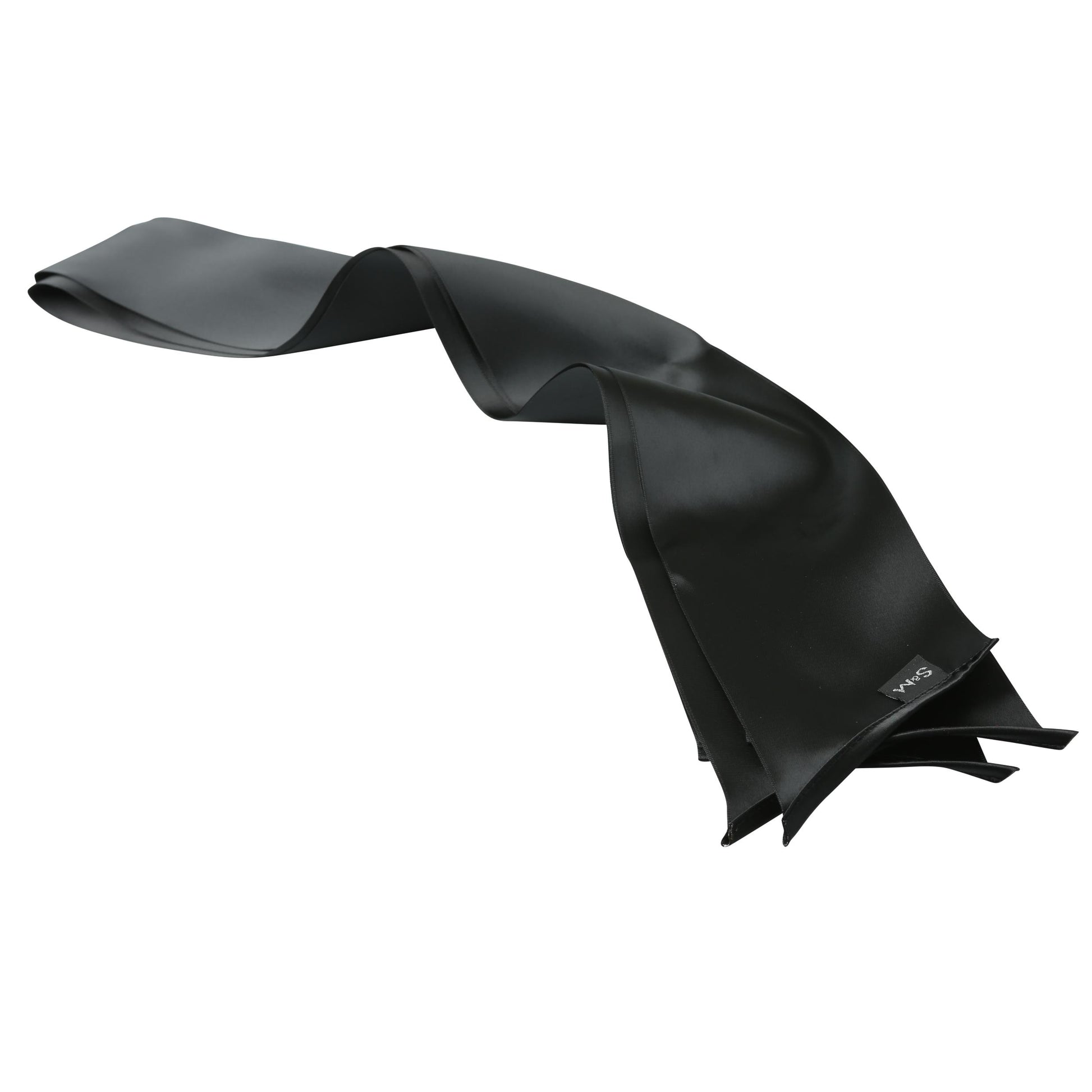 Sex and Mischief Silky Sash Restraints - Black | 646709326302 | Available at EroticWarehouse.com