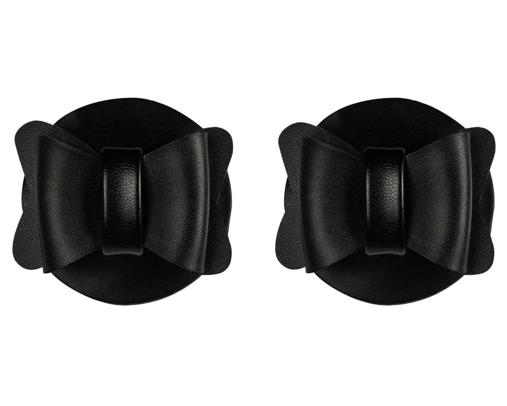 Bow Tie Pastie - Black | 646709520274 | Available at EroticWarehouse.com
