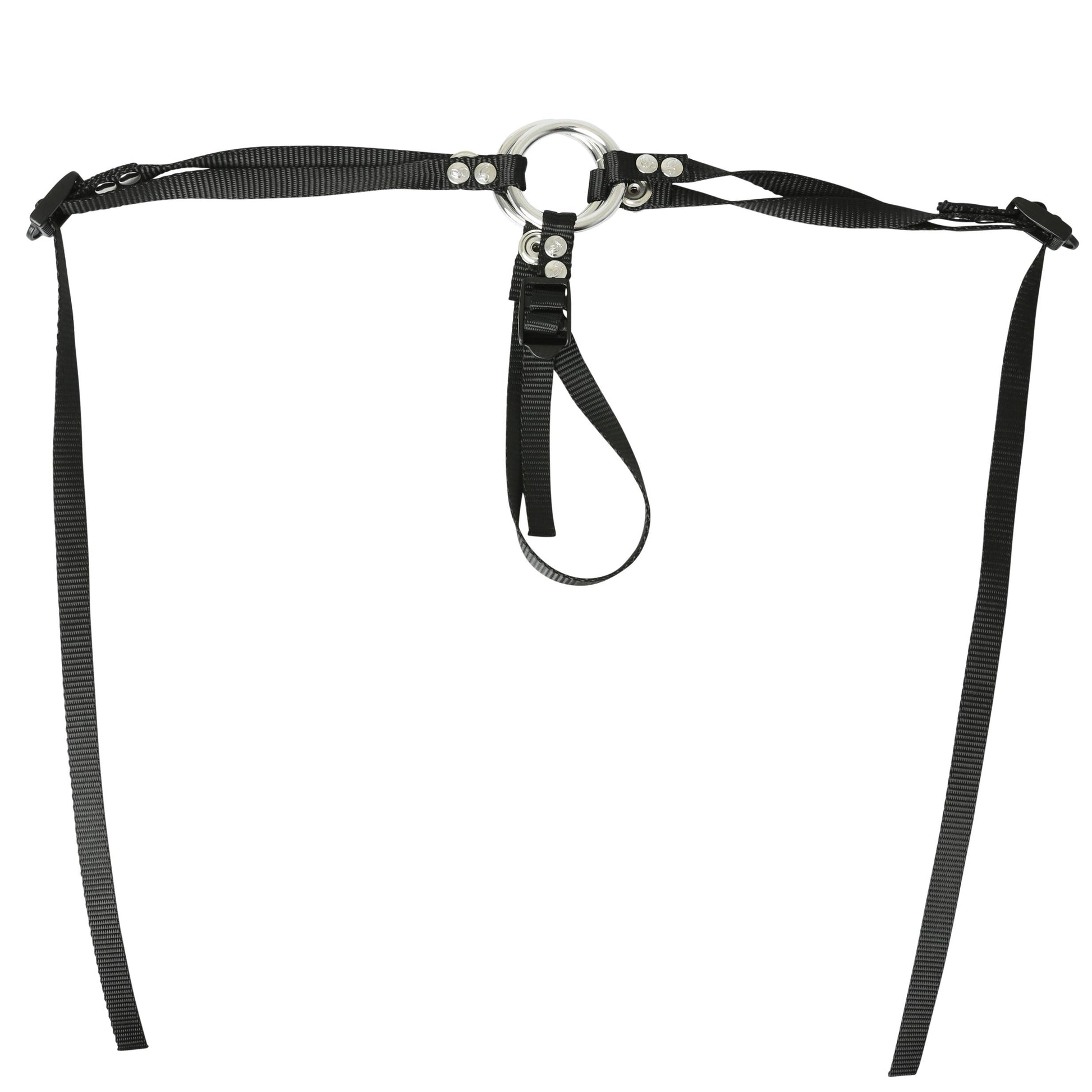 Bare as You Dare Strap on - Black | 646709696108 | Available at EroticWarehouse.com