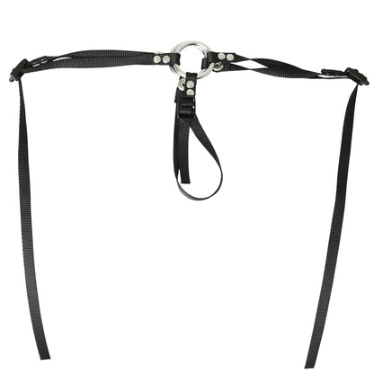 Bare as You Dare Strap on - Black | 646709696108 | Available at EroticWarehouse.com