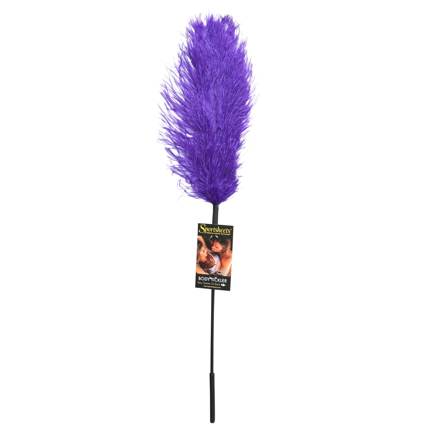 Ostrich Tickler - Purple | 646709700027 | Available at EroticWarehouse.com
